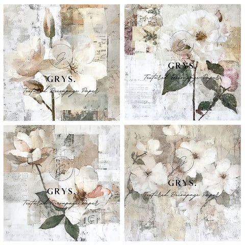 Fours - Magnolia & Roses