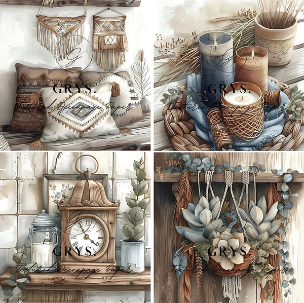 Fours - Rustic Boho