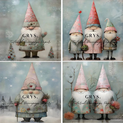 Fours - Christmas Gnomes