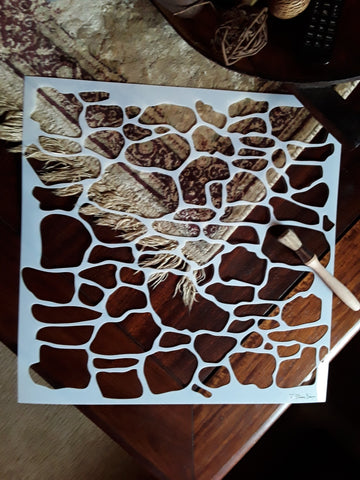 90 x 90 cm Stencil