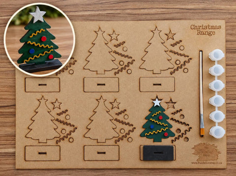 Christmas Tree Place Name Set