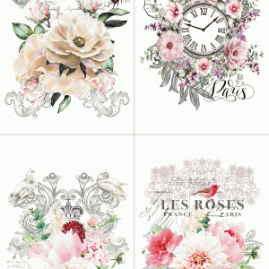 Les Roses ll - 4 Designs